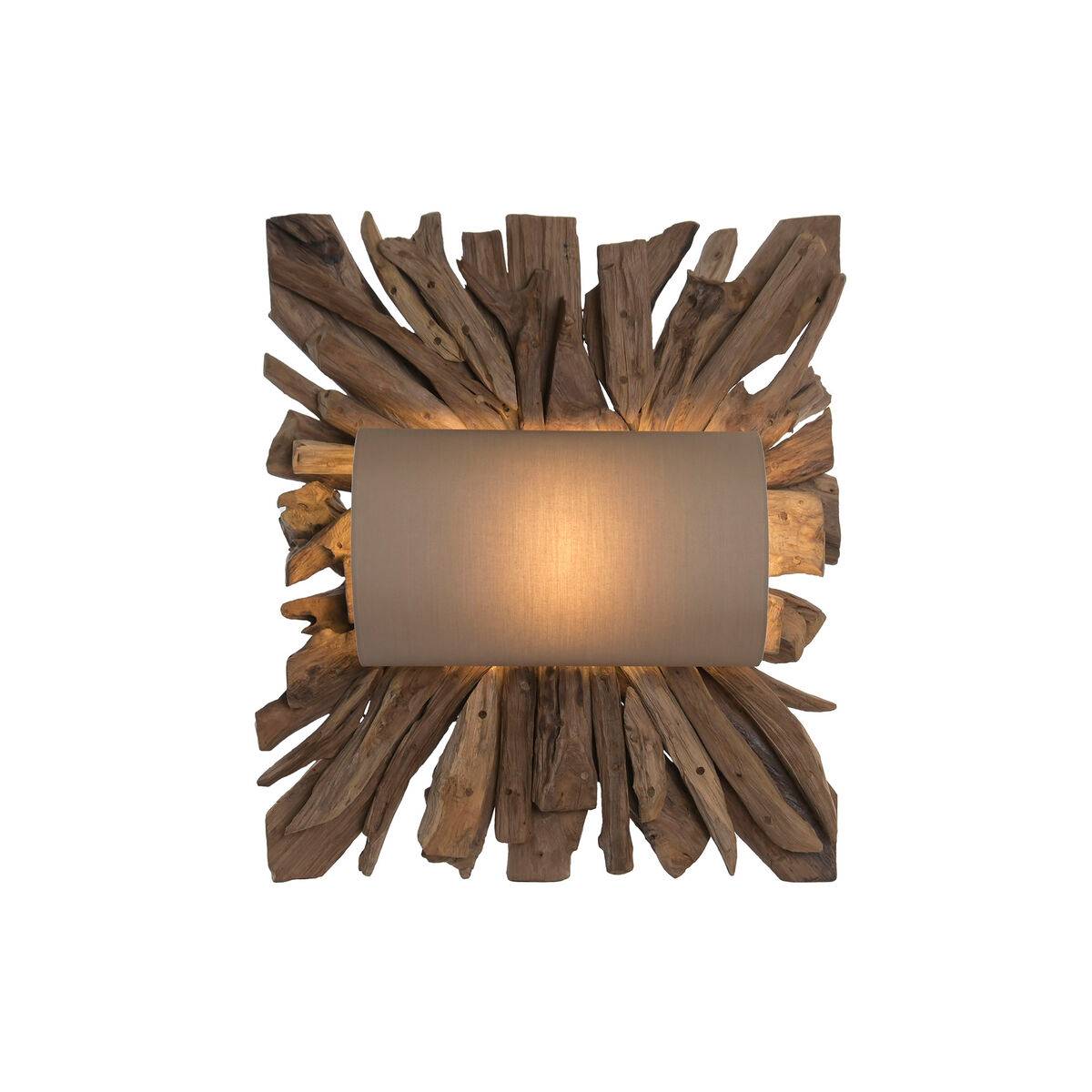Lámpara de Pared Home ESPRIT Marrón Natural 60 X 25 X 71,5 CM