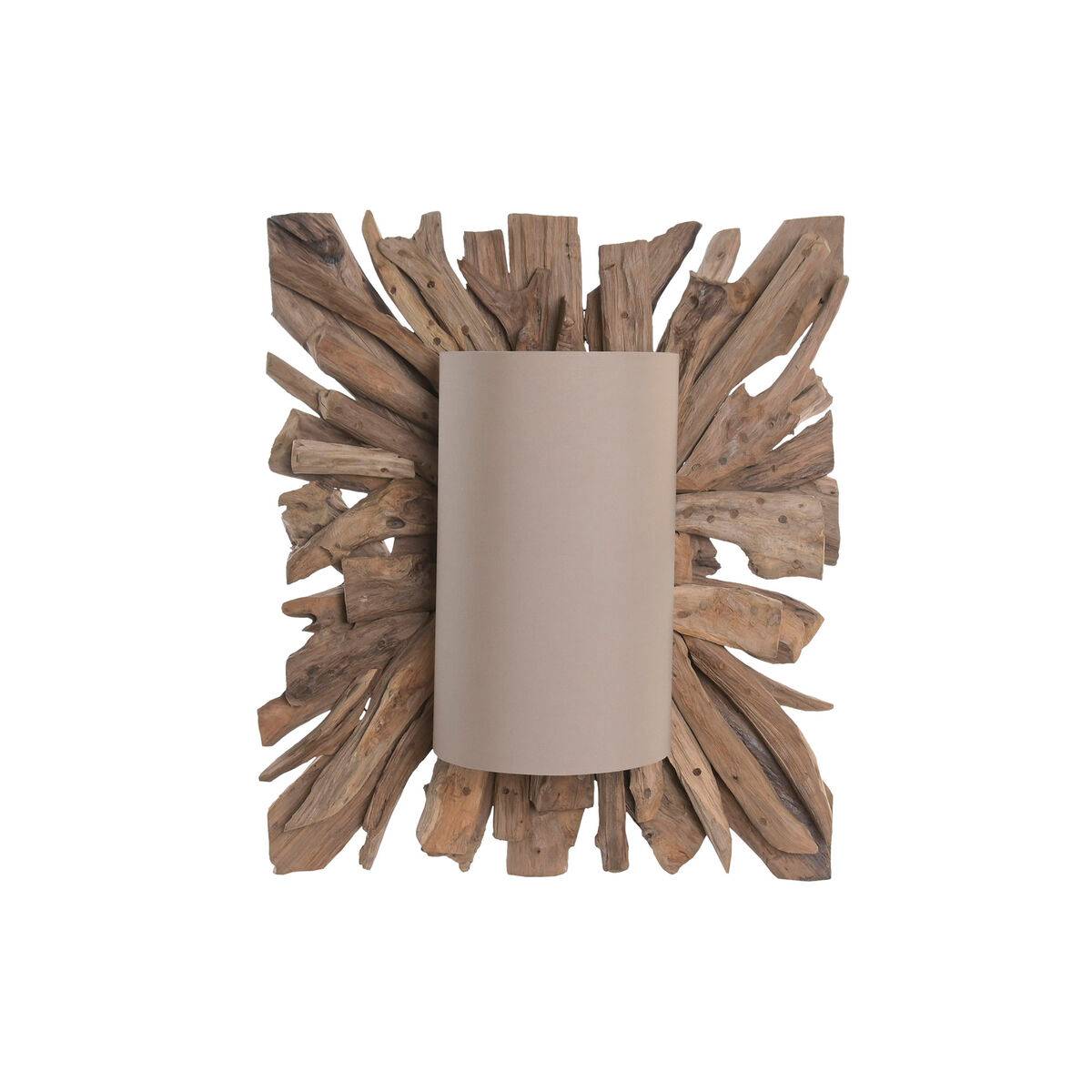 Lámpara de Pared Home ESPRIT Marrón Natural 60 X 25 X 71,5 CM