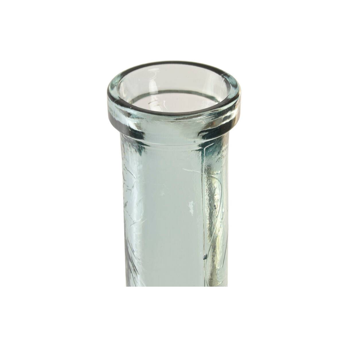 Jarrón Home ESPRIT Transparente Cristal reciclado Urbano 33 x 33 x 100 cm
