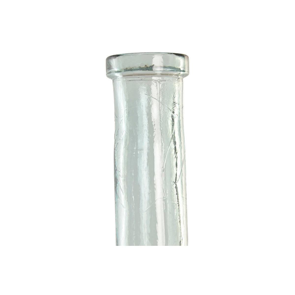 Jarrón Home ESPRIT Transparente Cristal reciclado Urbano 33 x 33 x 100 cm