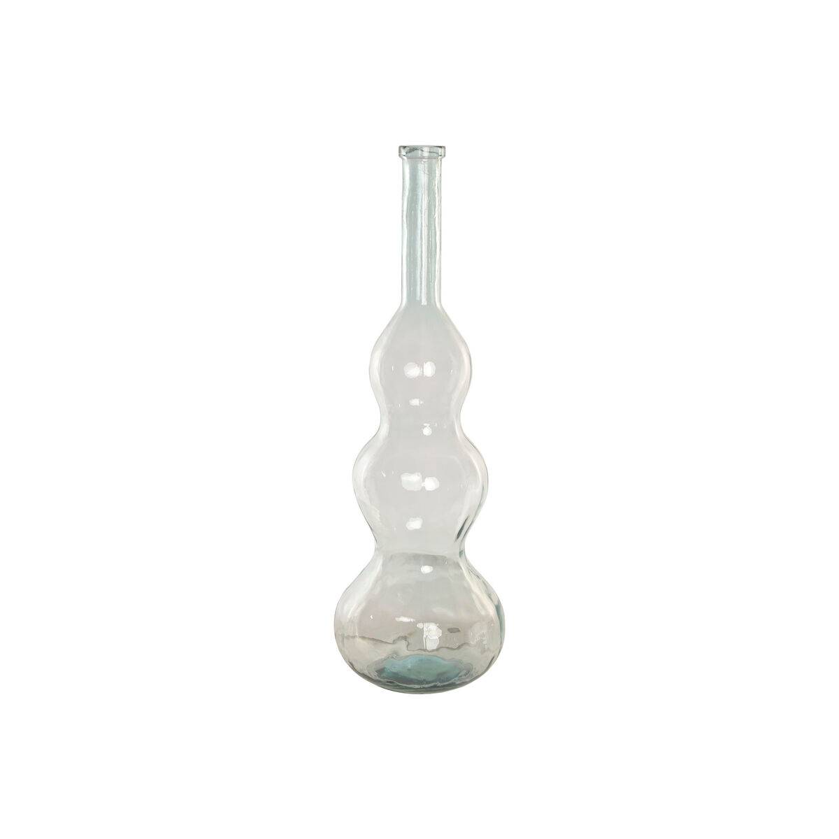 Jarrón Home ESPRIT Transparente Cristal reciclado Urbano 33 x 33 x 100 cm