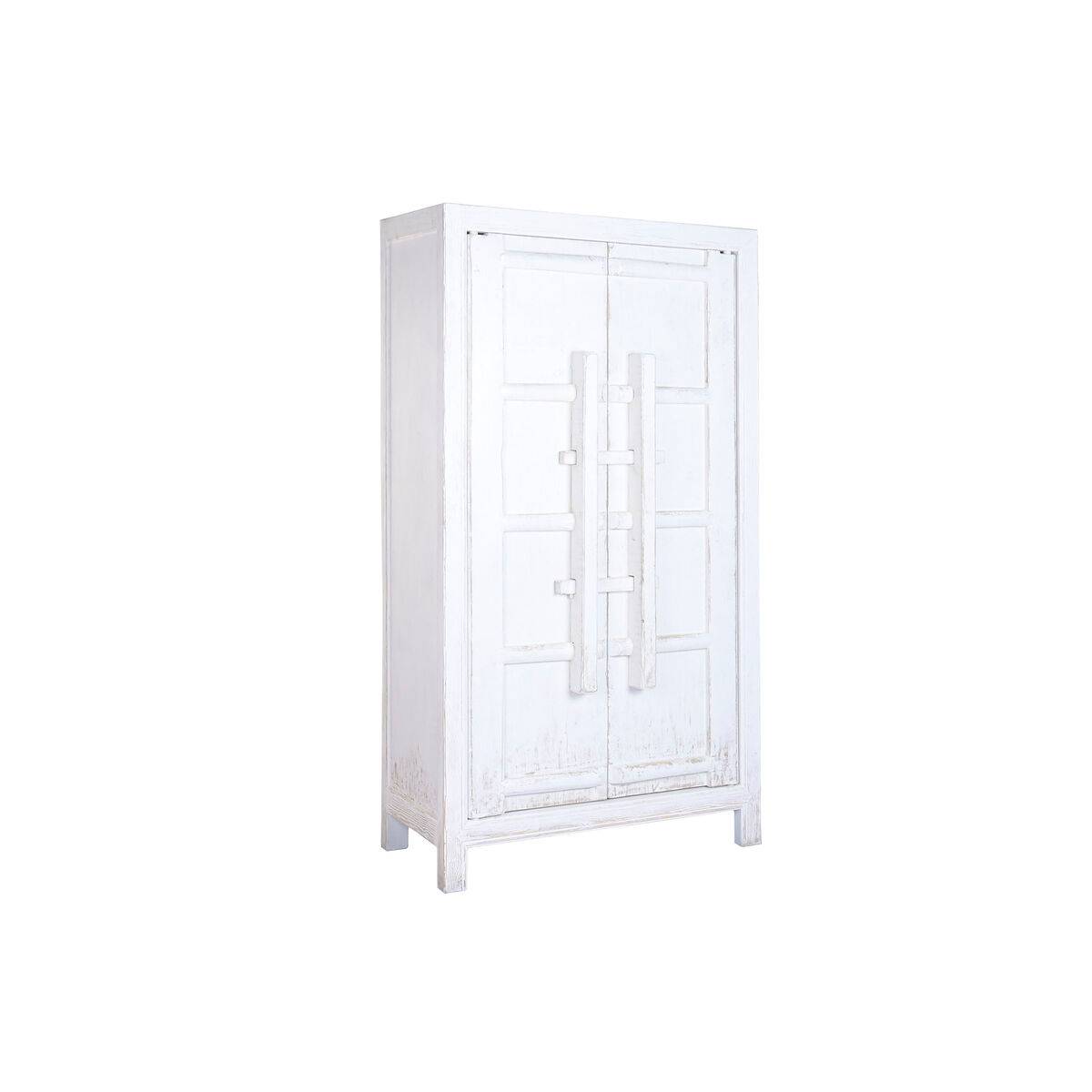Armario Home ESPRIT Blanco Madera de olmo 115 x 48 x 210 cm