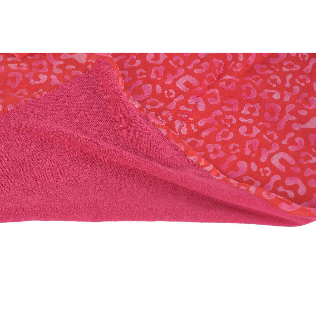 Toalla de Playa Home ESPRIT Marrón Verde Rosa Poliéster Algodón (3)