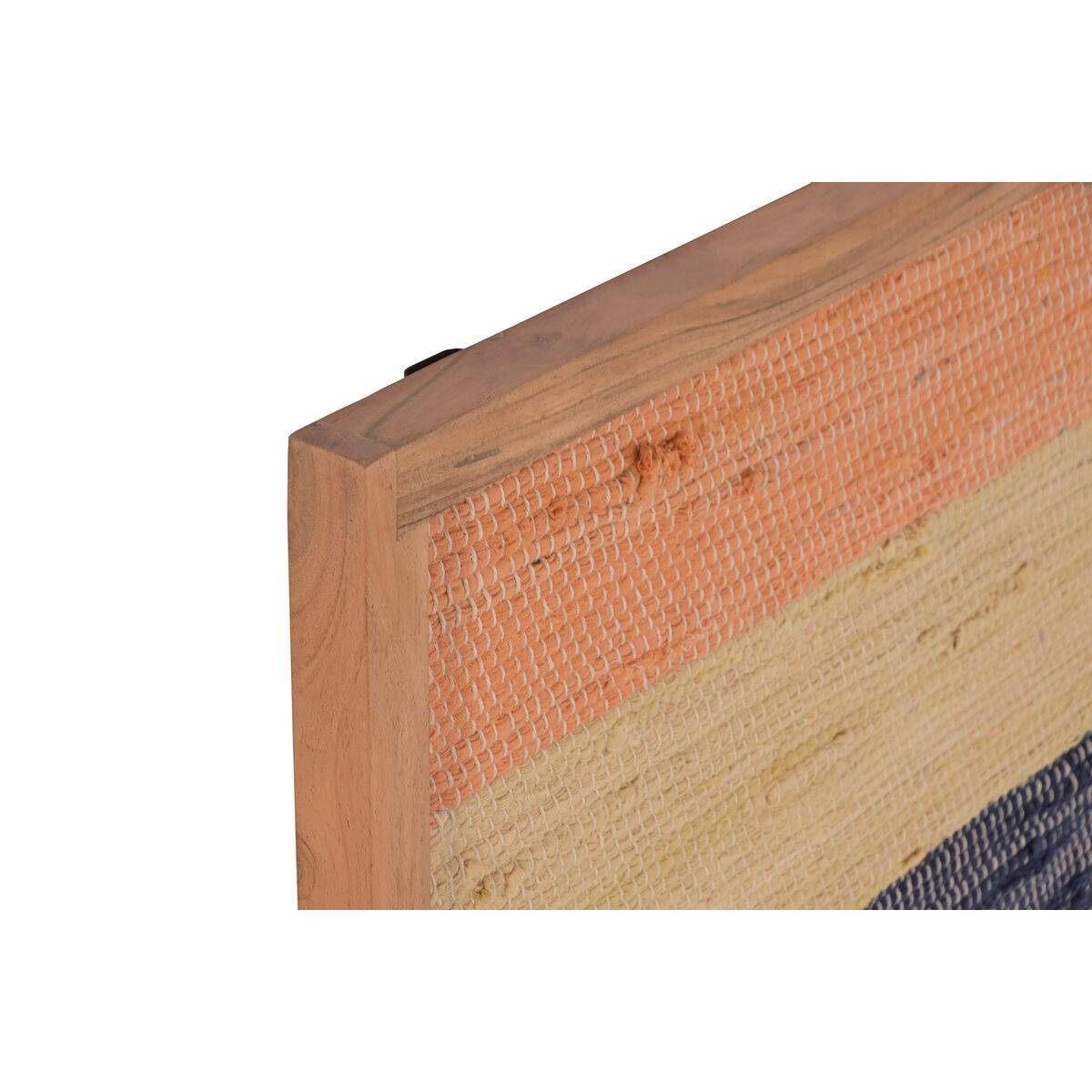 Cuadro Home ESPRIT Algodón Madera de acacia 75 x 3 x 105 cm (2 Unidades)