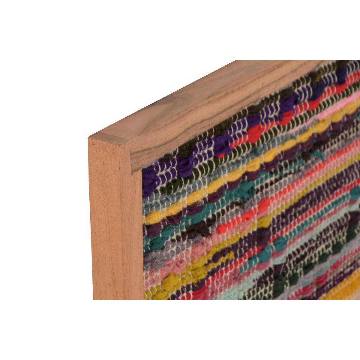 Cuadro Home ESPRIT Algodón Madera de acacia 60 x 3 x 90 cm (2 Unidades)