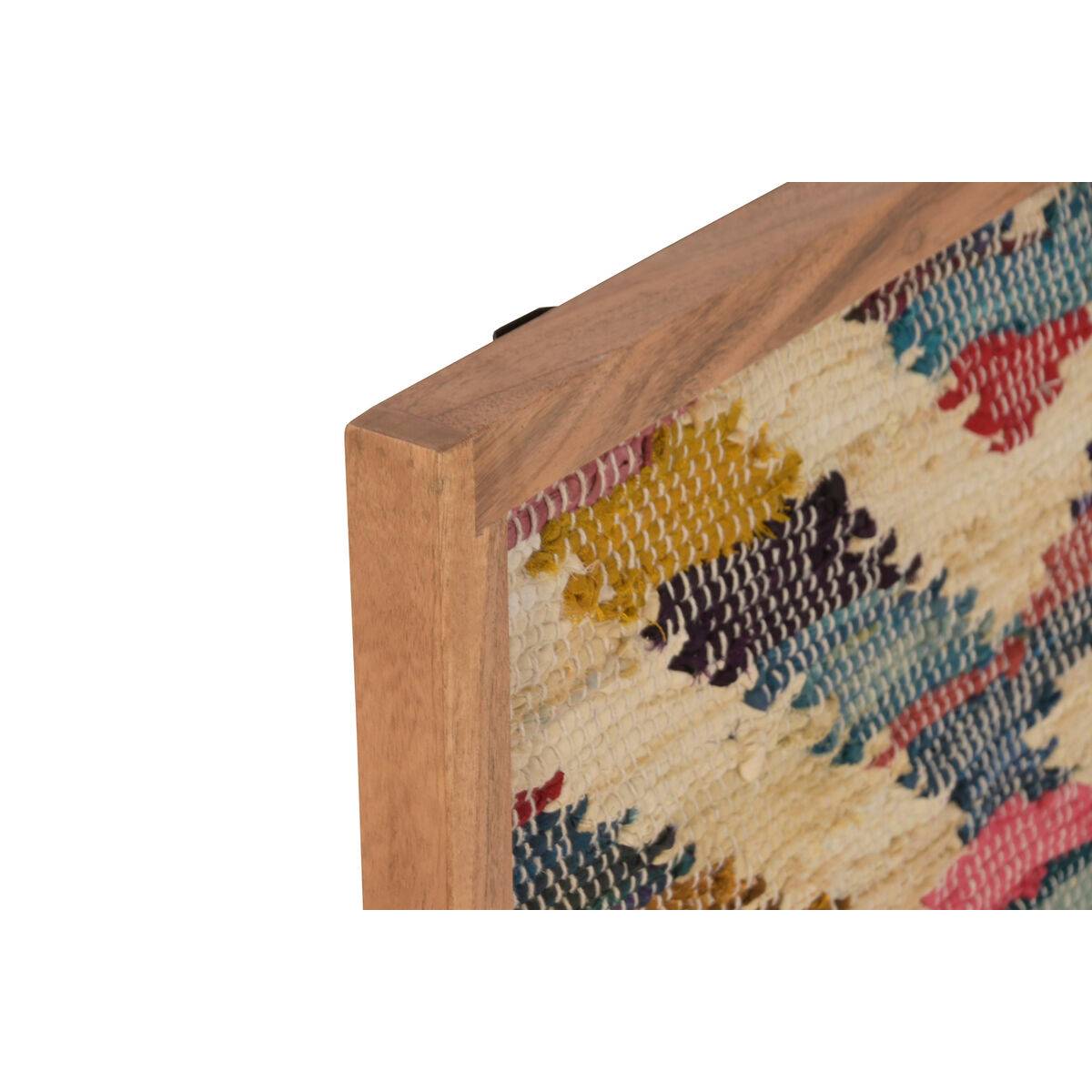 Cuadro Home ESPRIT Algodón Madera de acacia 60 x 3 x 90 cm (2 Unidades)
