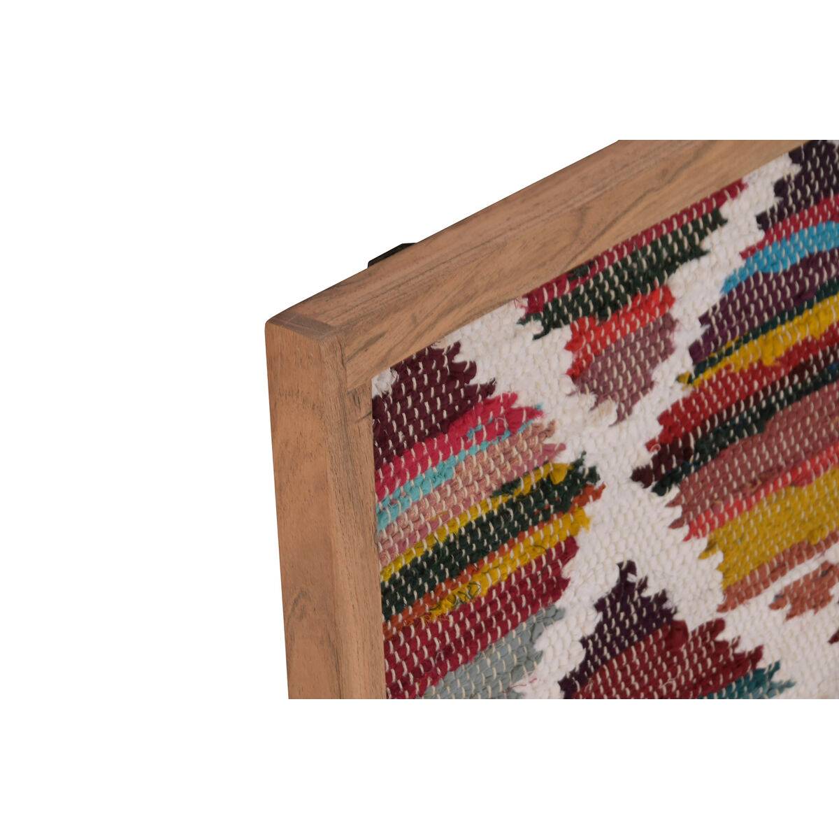 Cuadro Home ESPRIT Algodón Madera de acacia 40 x 3 x 60 cm (2 Unidades)