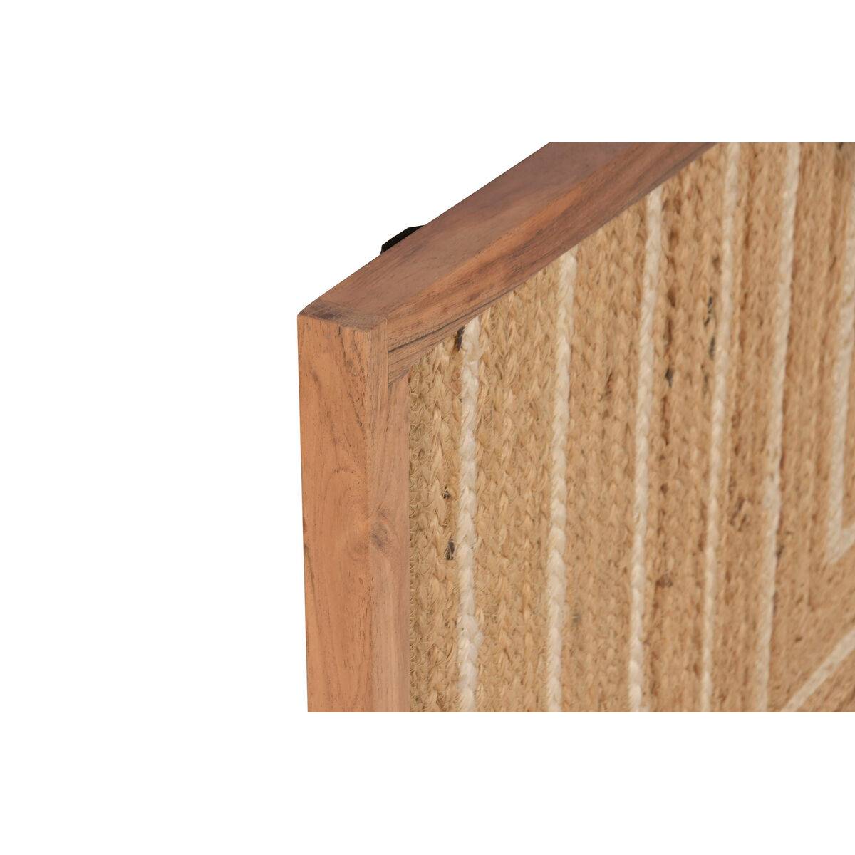 Cuadro Home ESPRIT Yute Madera de acacia 60 x 3 x 90 cm (2 Unidades)