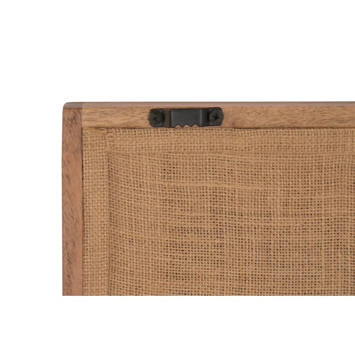 Cuadro Home ESPRIT Yute Madera de acacia 60 x 3 x 90 cm (2 Unidades)