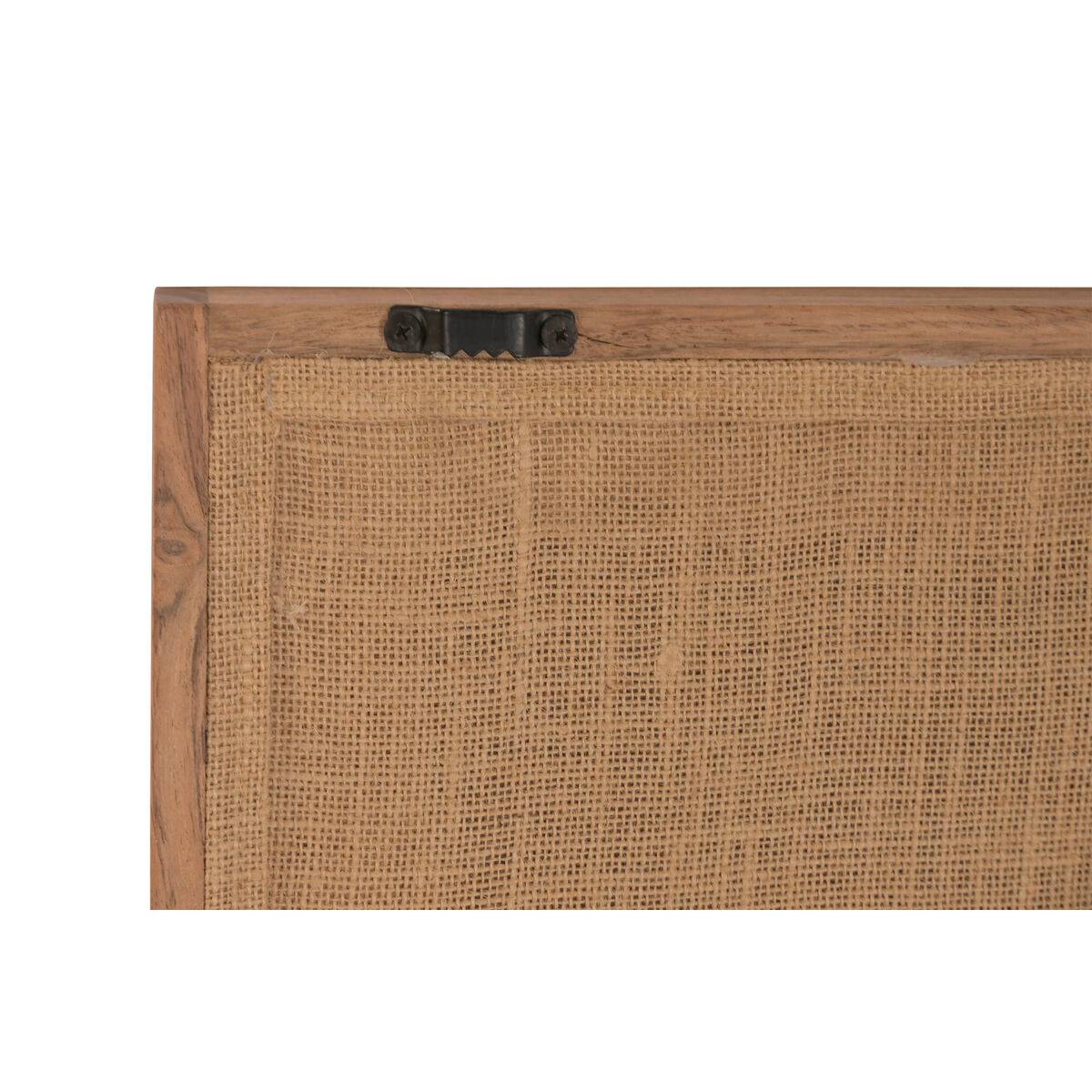Cuadro Home ESPRIT Yute Madera de acacia 40 x 3 x 60 cm (2 Unidades)