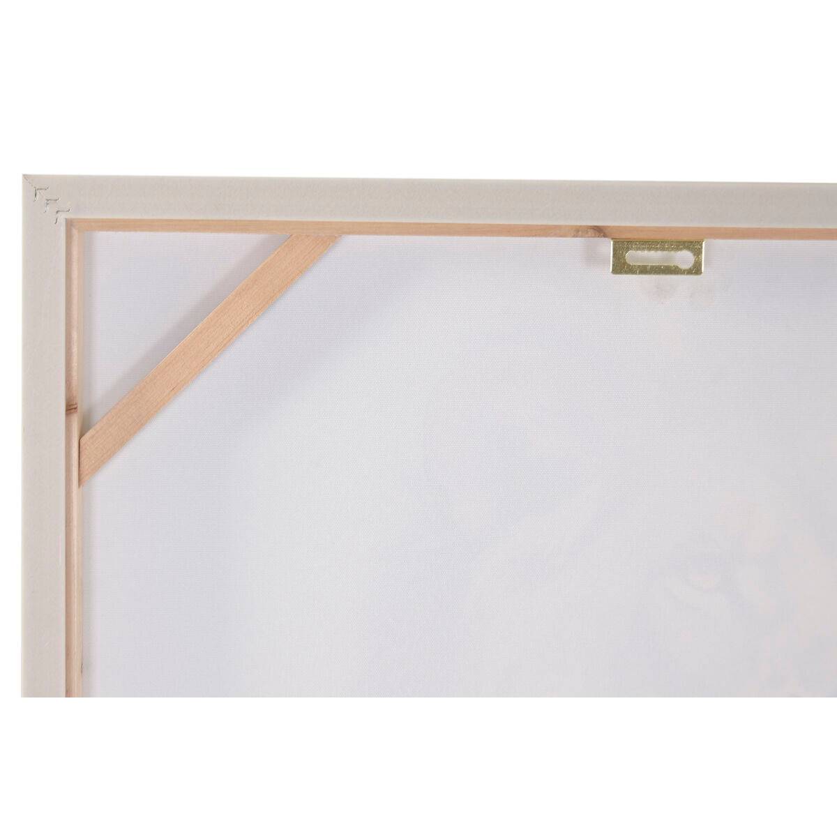 Lienzo Home ESPRIT Azul cielo León Urbano Lacado 62 x 3,5 x 92 cm (2 Unidades)