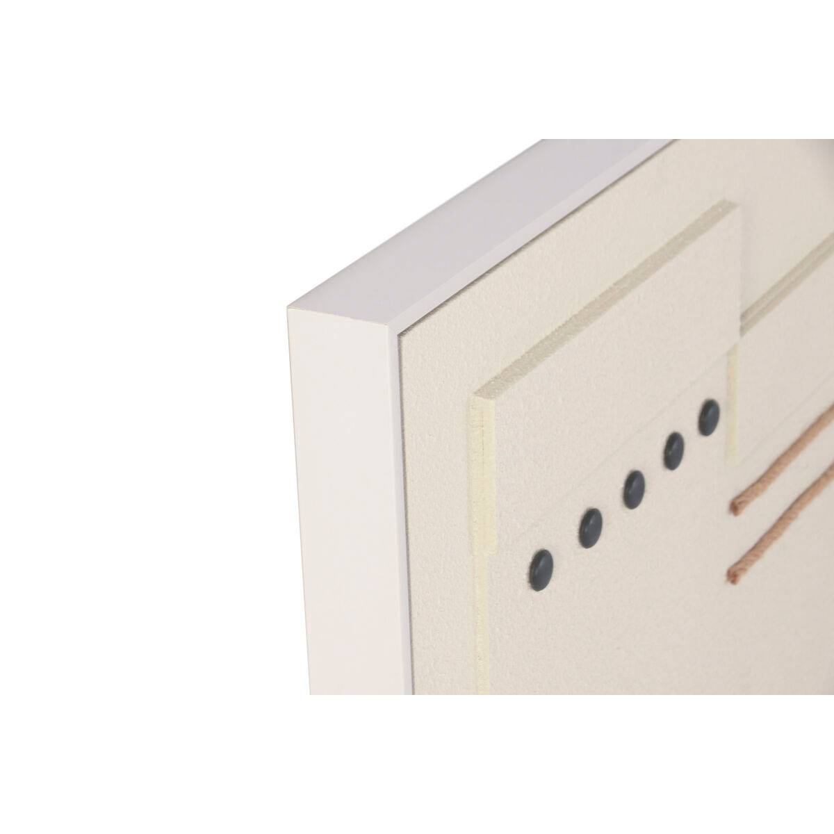 Lienzo Home ESPRIT Blanco Moderno Escandinavo 62 x 4,5 x 92 cm (2 Unidades)