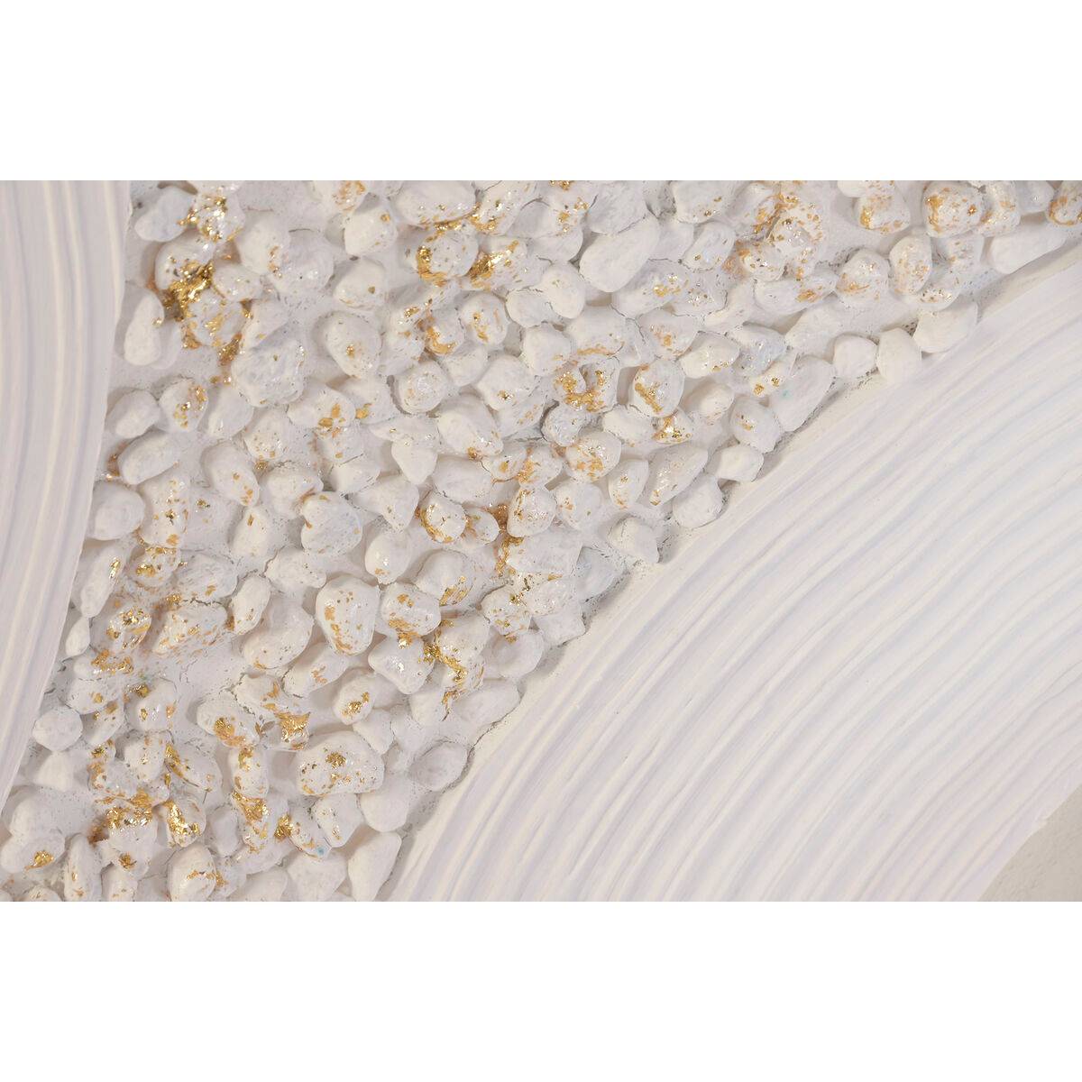 Lienzo Home ESPRIT Blanco Beige Abstracto Escandinavo 82 x 4,5 x 82 cm (2 Unidades)