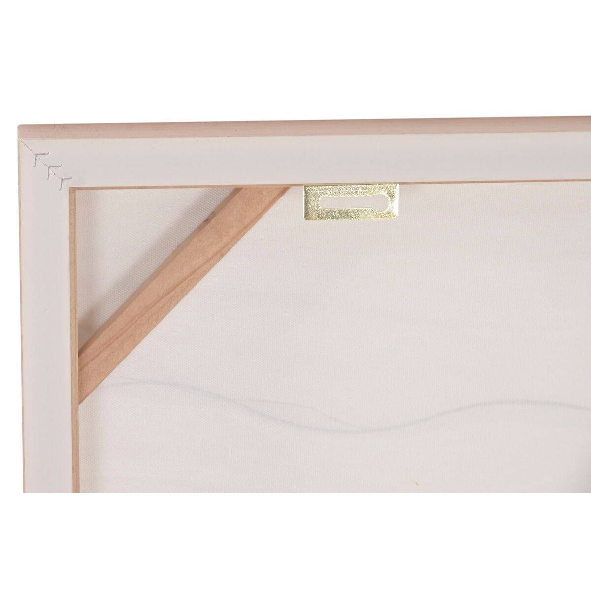 Lienzo Home ESPRIT Blanco Moderno Escandinavo 102 X 4,5 X 52 CM (2 Unidades)