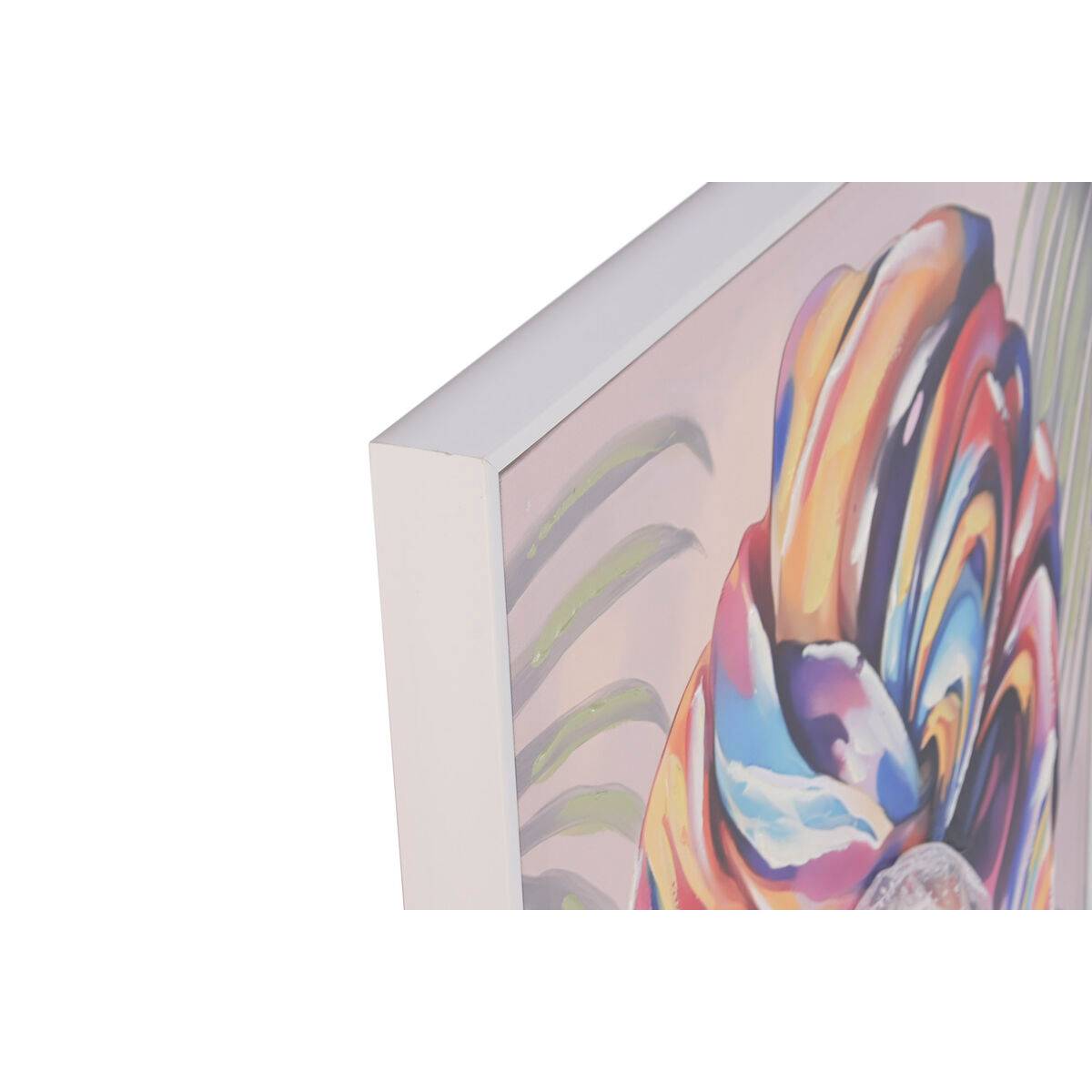 Lienzo Home ESPRIT Africana Tropical Lacado 62 x 4 x 122 cm (2 Unidades)