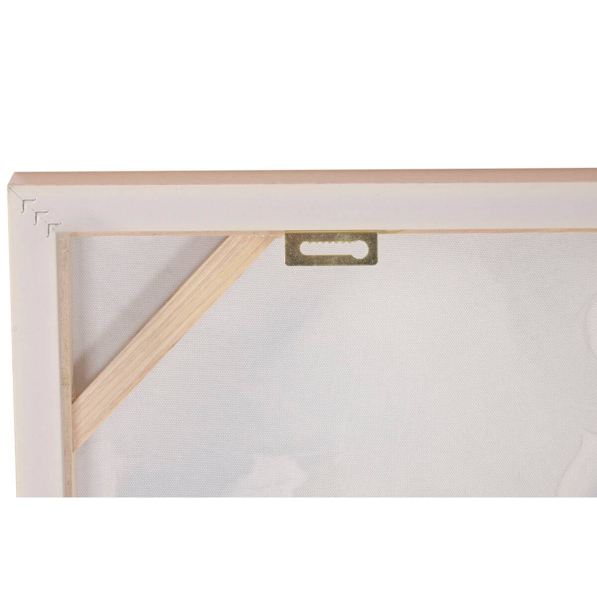 Lienzo Home ESPRIT Verde Palmeras Tropical 82 x 4,5 x 82 cm (2 Unidades)