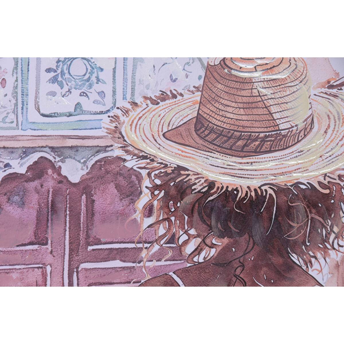 Lienzo Home ESPRIT Árabe chica 80 x 3,5 x 120 cm (2 Unidades)