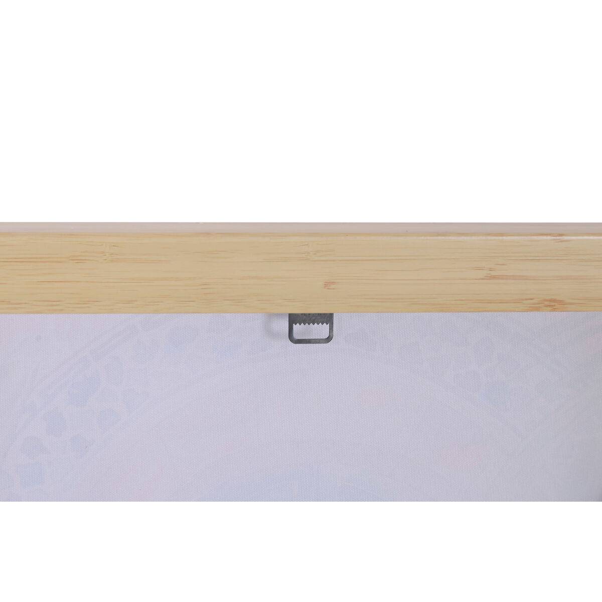 Lienzo Home ESPRIT Azul Blanco Árabe chica 40 X 3,5 X 60 CM (4 Unidades)