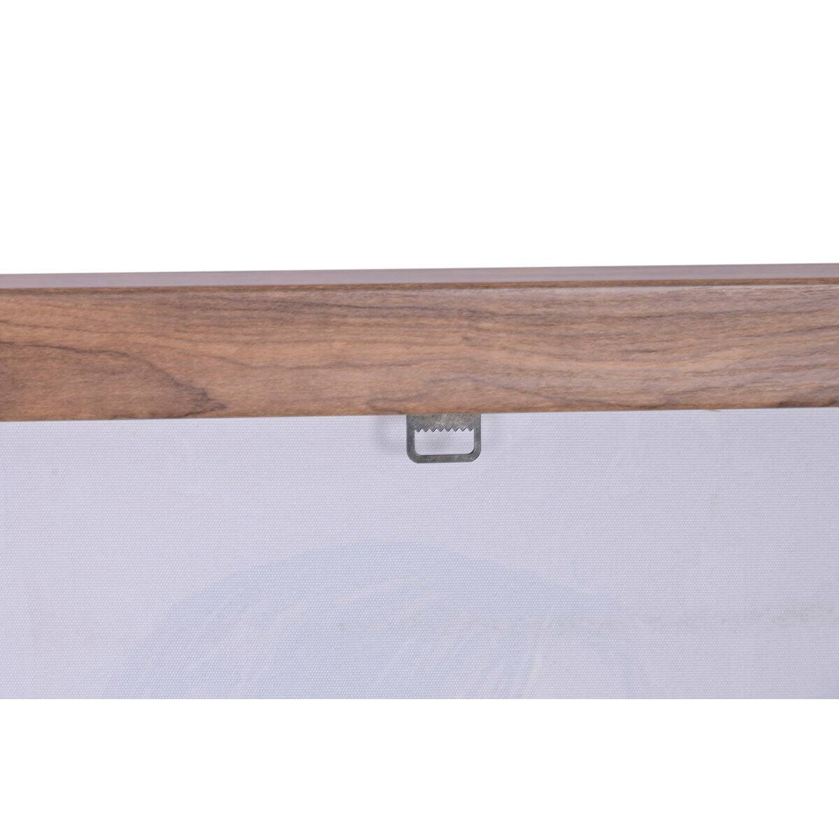 Lienzo Home ESPRIT Blanco Beige chica Boho 80 x 3,5 x 80 cm (2 Unidades)