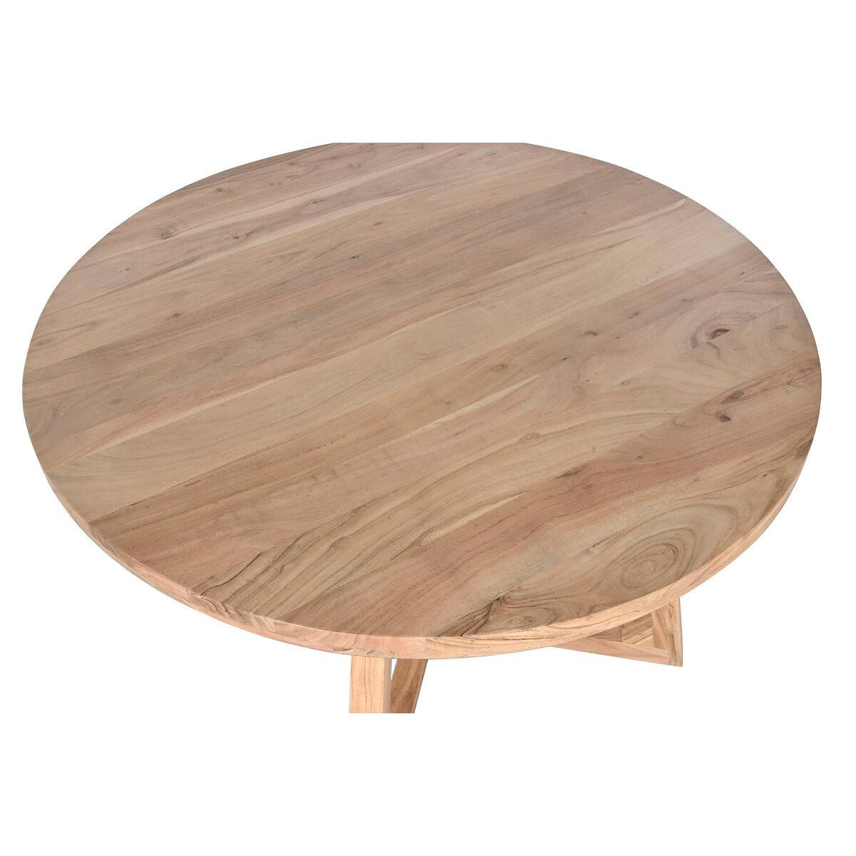 Mesa de Comedor Home ESPRIT Acacia 140 x 140 x 76 cm