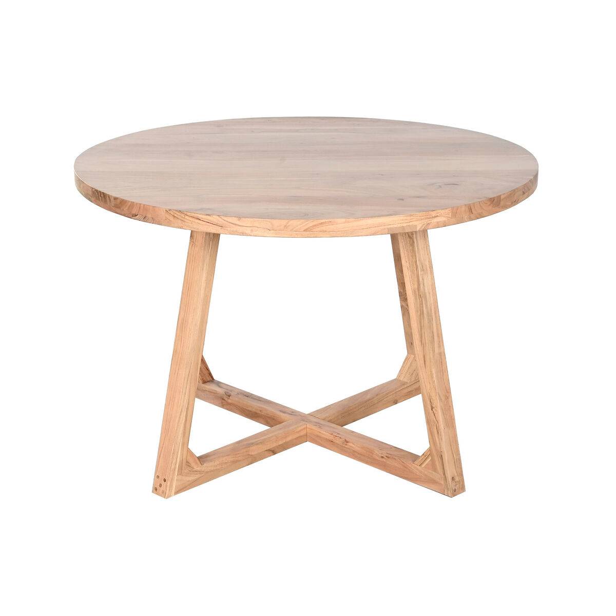 Mesa de Comedor Home ESPRIT Acacia 140 x 140 x 76 cm