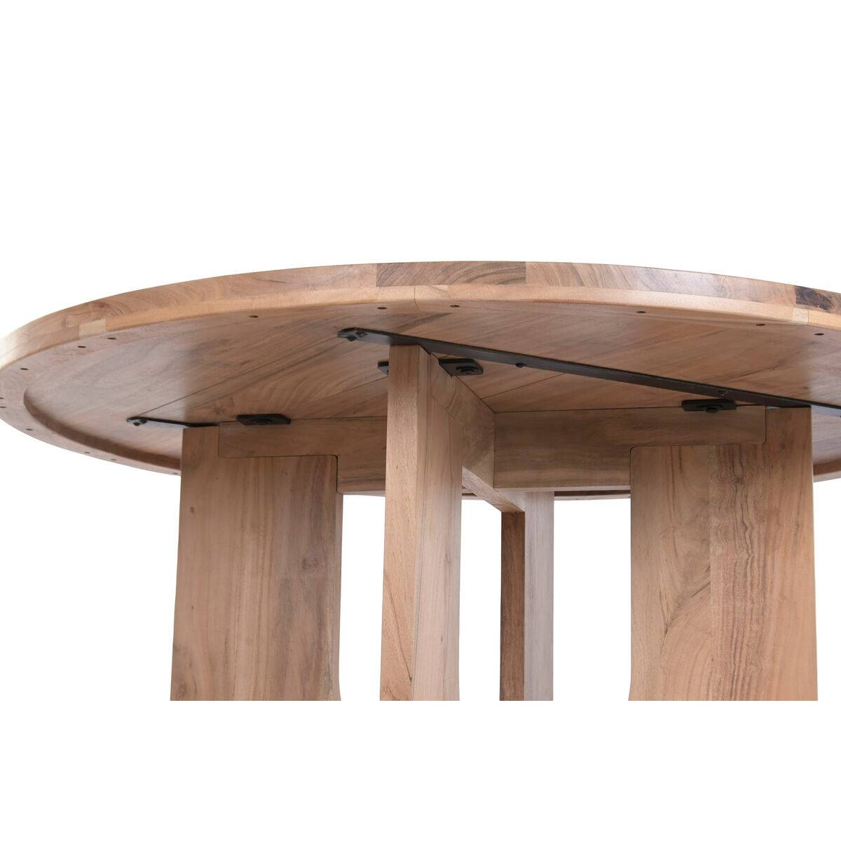 Mesa de Comedor Home ESPRIT Acacia 130 x 130 x 76 cm