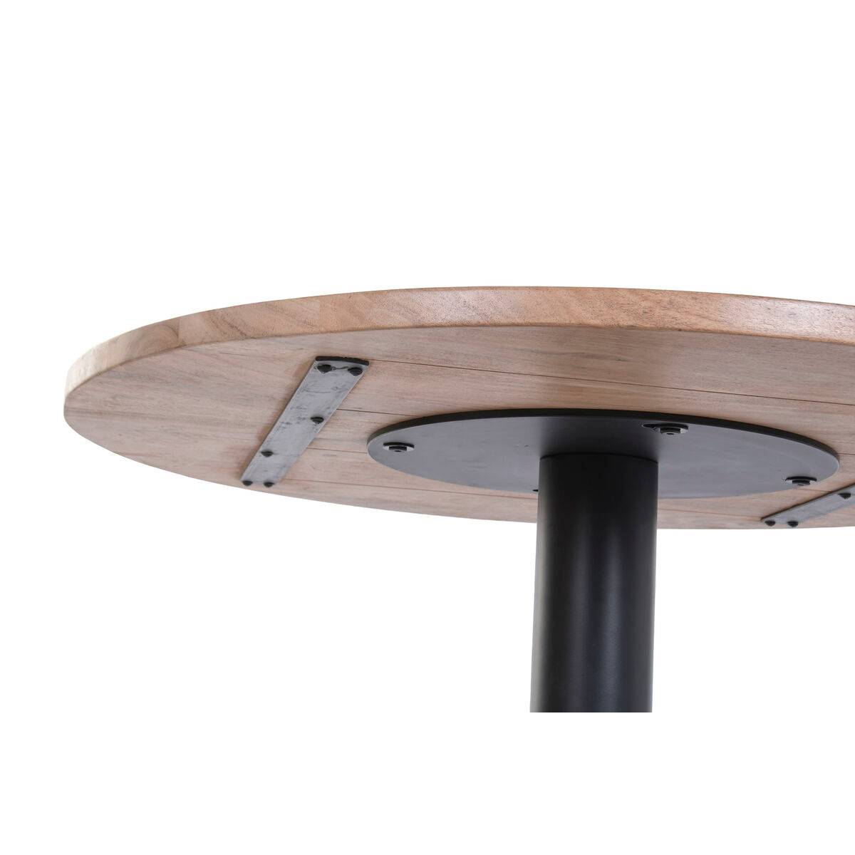 Mesa de Comedor Home ESPRIT Metal Acacia 90 x 90 x 76 cm