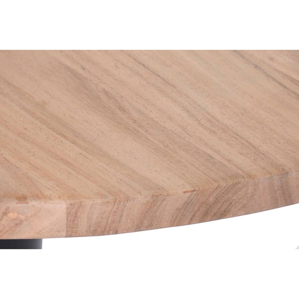 Mesa de Comedor Home ESPRIT Metal Acacia 90 x 90 x 76 cm