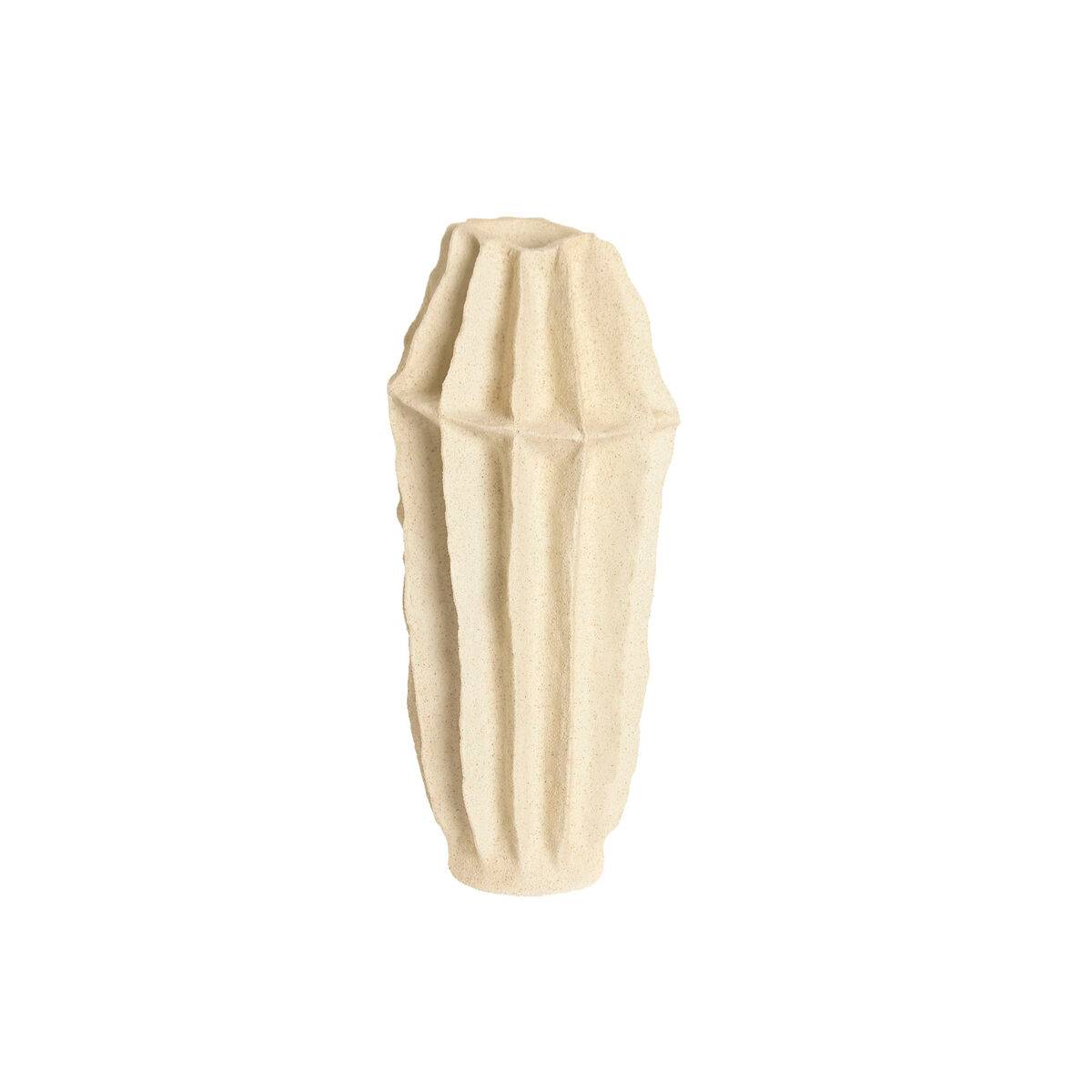 Jarrón Home ESPRIT Beige Resina Mediterráneo 19 x 19 x 44 cm