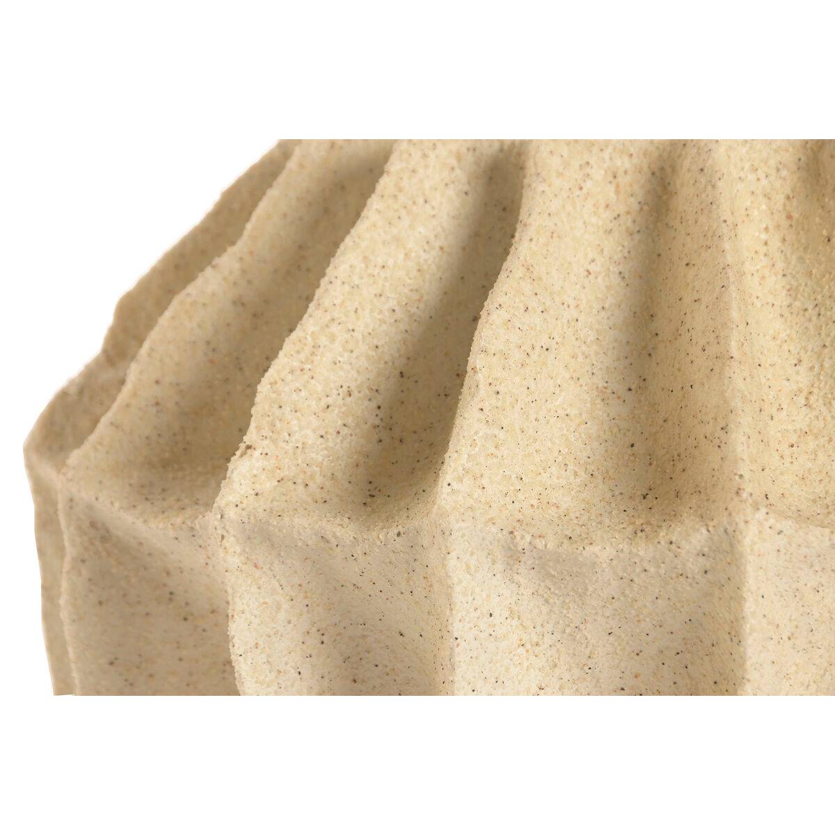 Jarrón Home ESPRIT Beige Resina Mediterráneo 26 x 26 x 21 cm