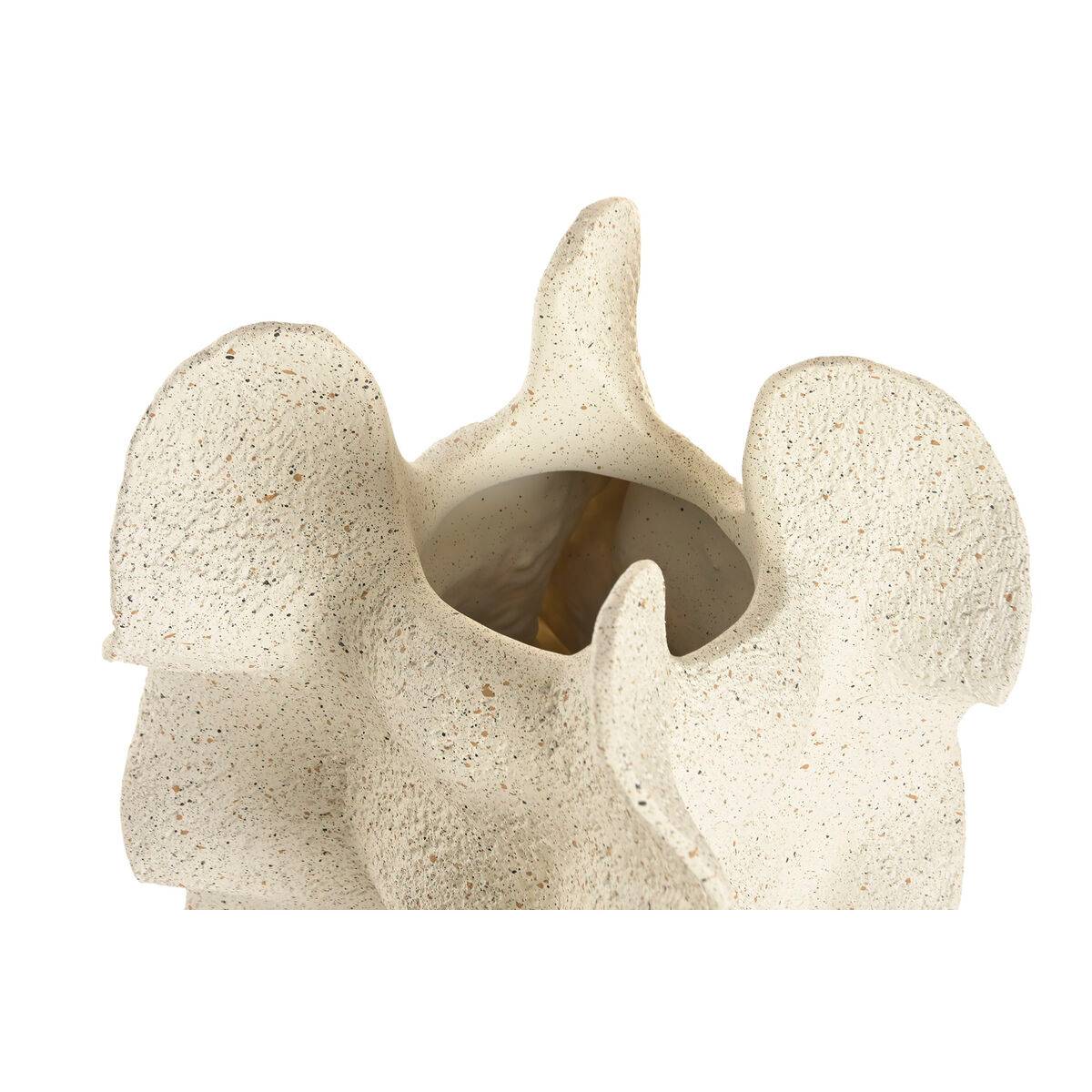Jarrón Home ESPRIT Beige Resina Shabby Chic 27 x 27 x 62 cm