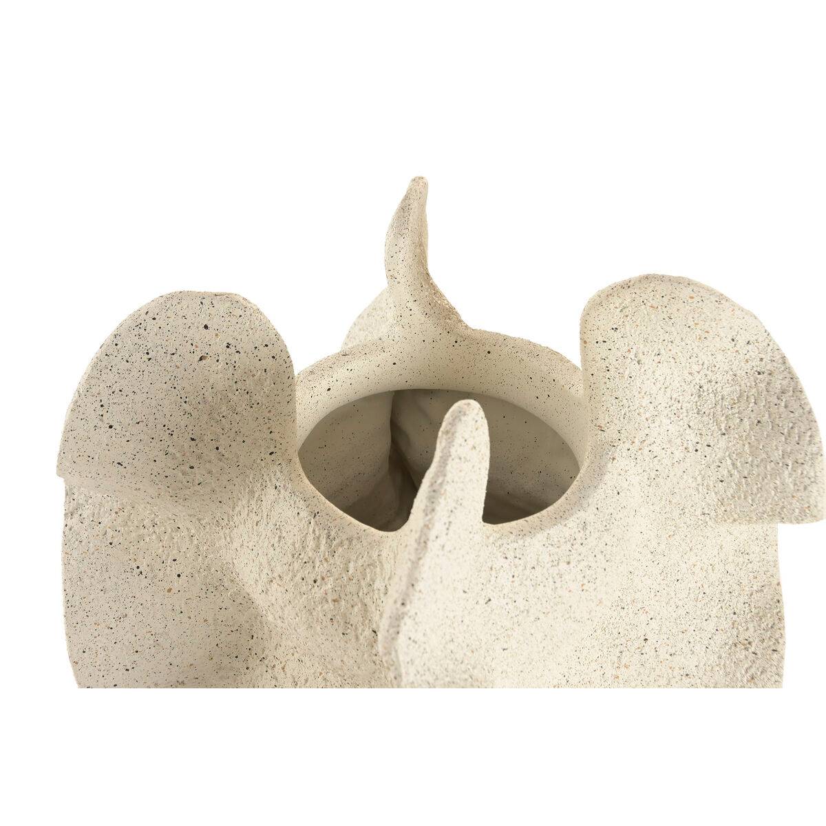 Jarrón Home ESPRIT Beige Resina Shabby Chic 26 x 26 x 50 cm