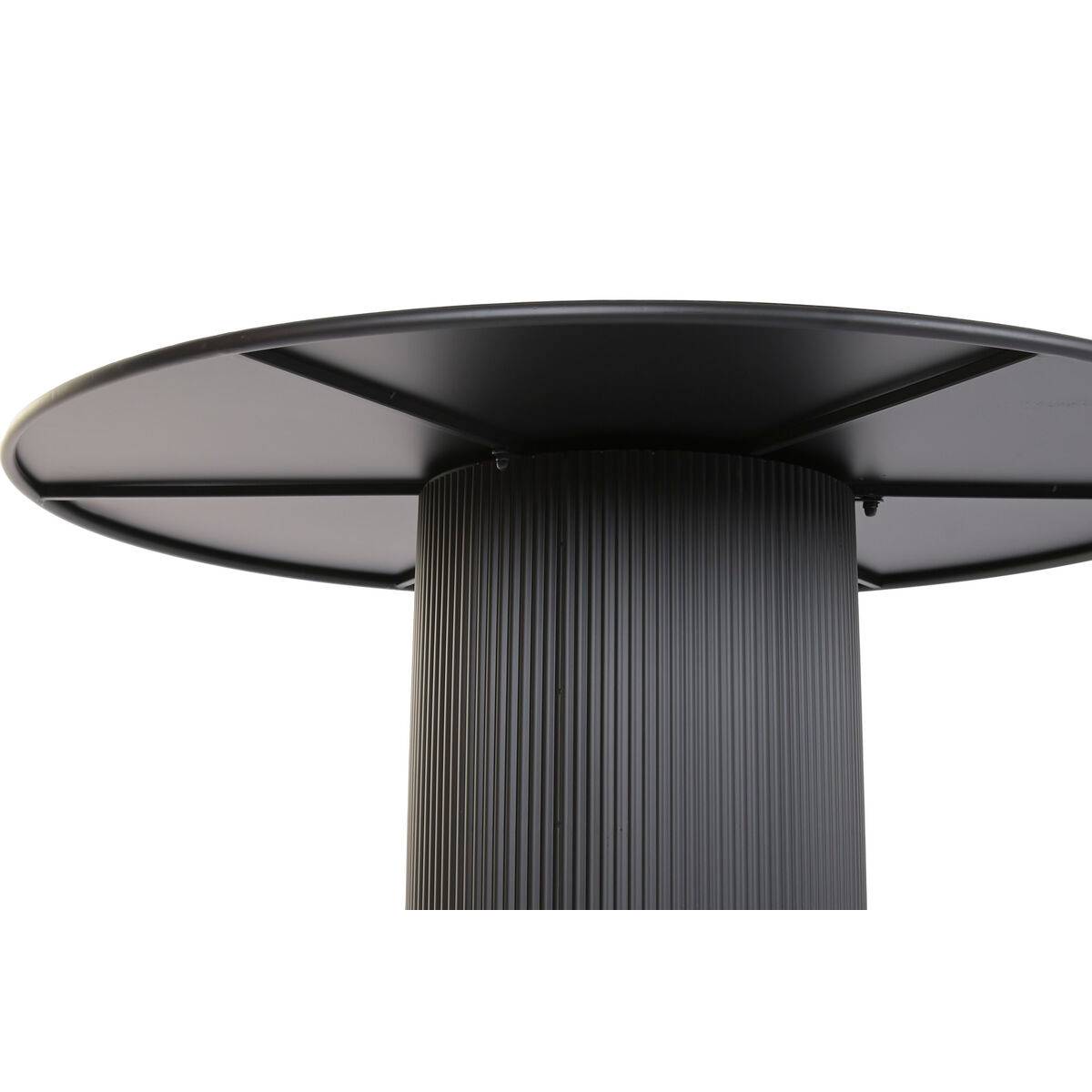Mesa de Comedor Home ESPRIT Negro Metal 130 x 130 x 75 cm