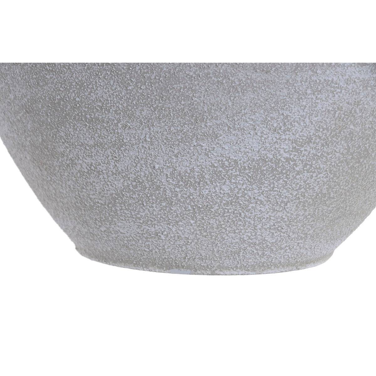 Jarrón Home ESPRIT Gris Metal Desgastado 35 x 35 x 38 cm