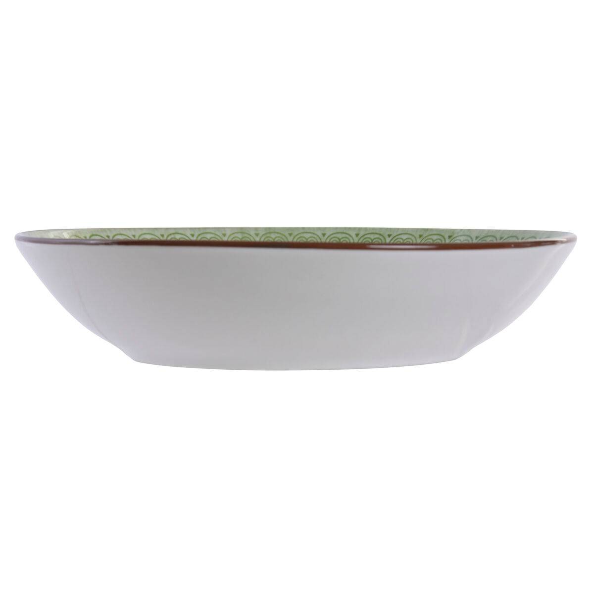 Set de Vajilla Home ESPRIT Verde Porcelana Árabe 18 Piezas
