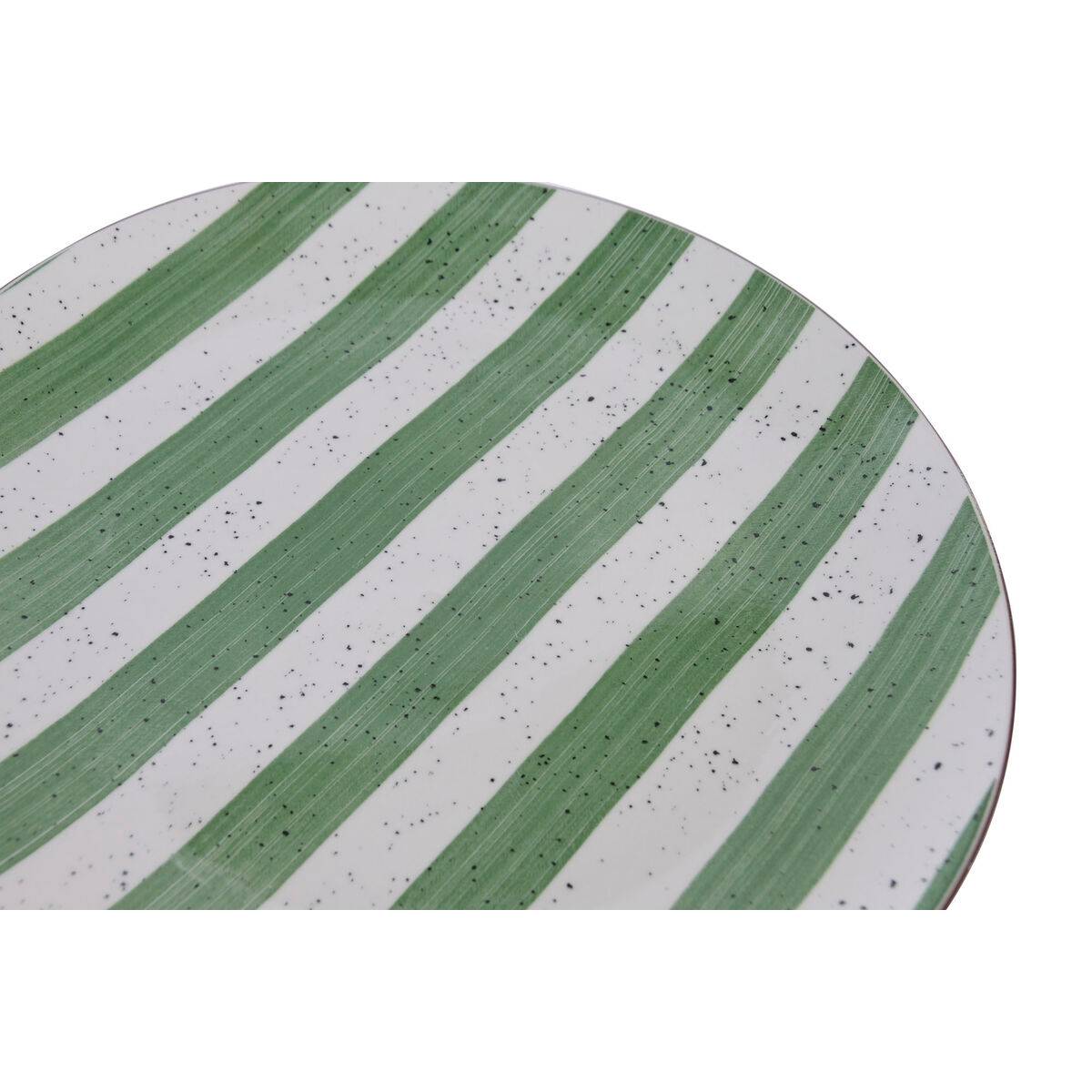 Set de Vajilla Home ESPRIT Verde Porcelana Mediterráneo 18 Piezas