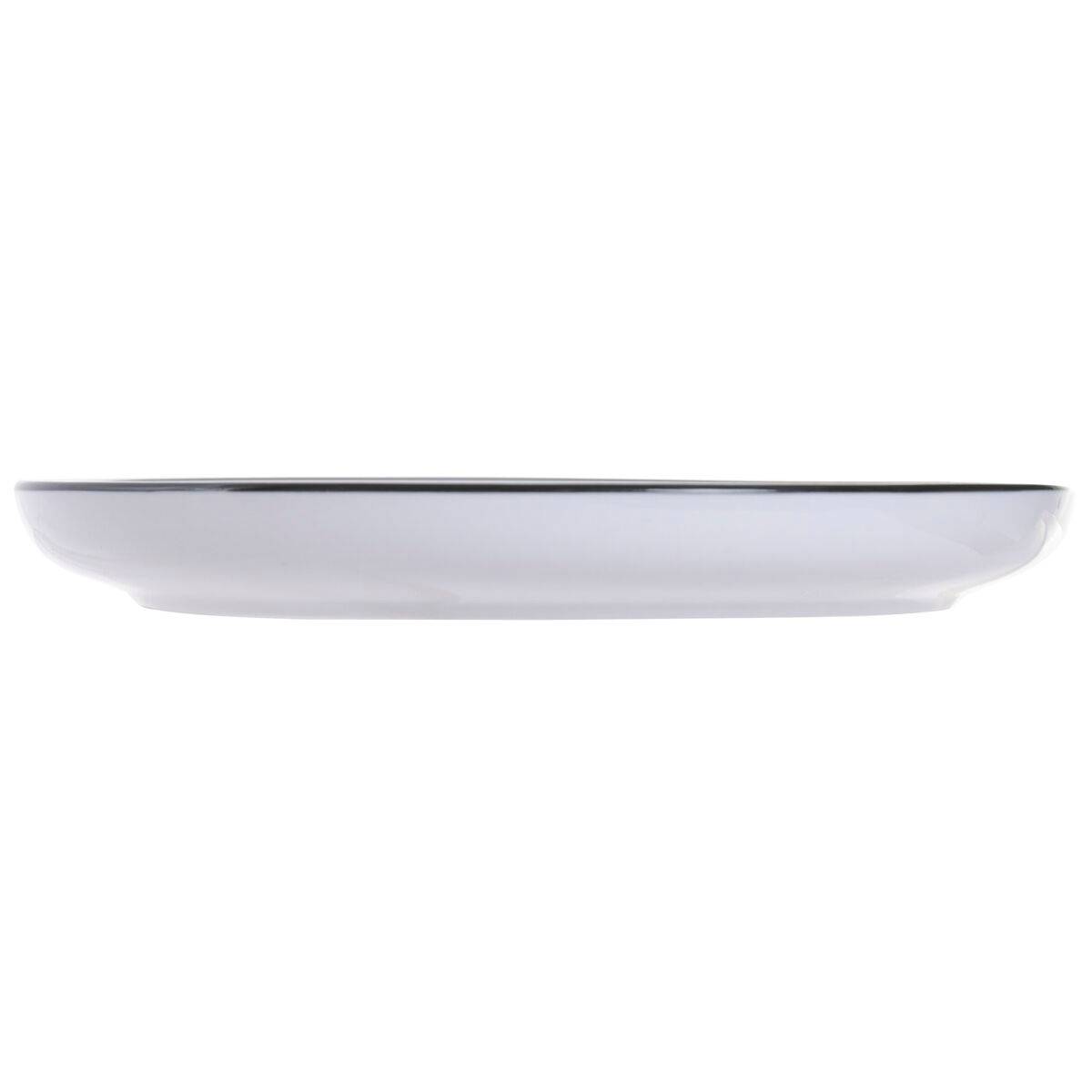 Set de Vajilla Home ESPRIT Blanco Negro Porcelana 18 Piezas