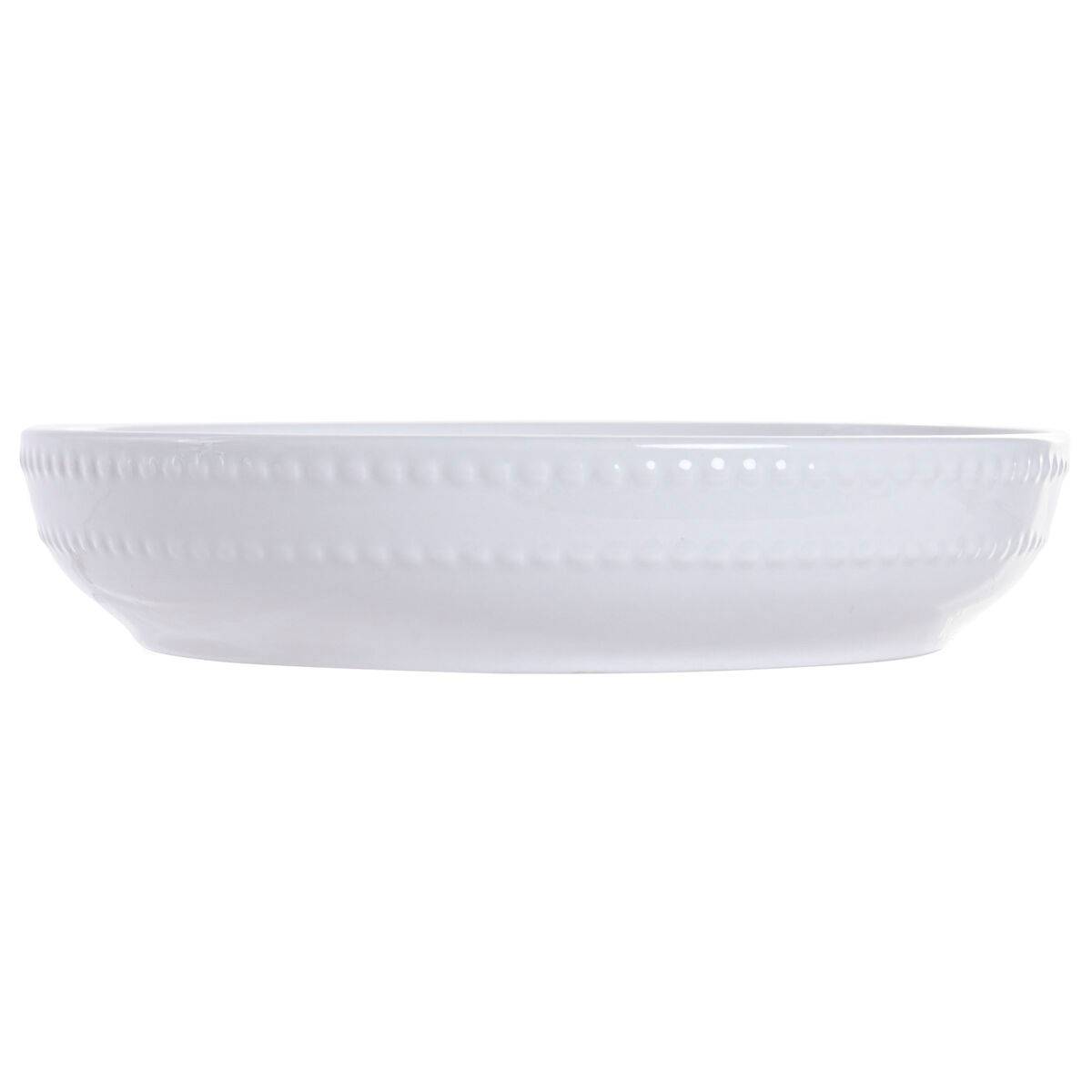 Set de Vajilla Home ESPRIT Blanco Porcelana Glam 18 Piezas