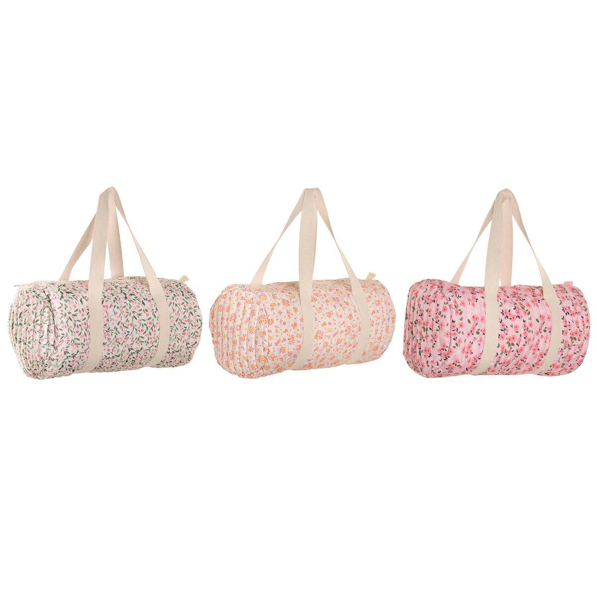 Bolso Mujer Home ESPRIT Azul Multicolor 50 x 26 x 26 cm (3 Unidades)