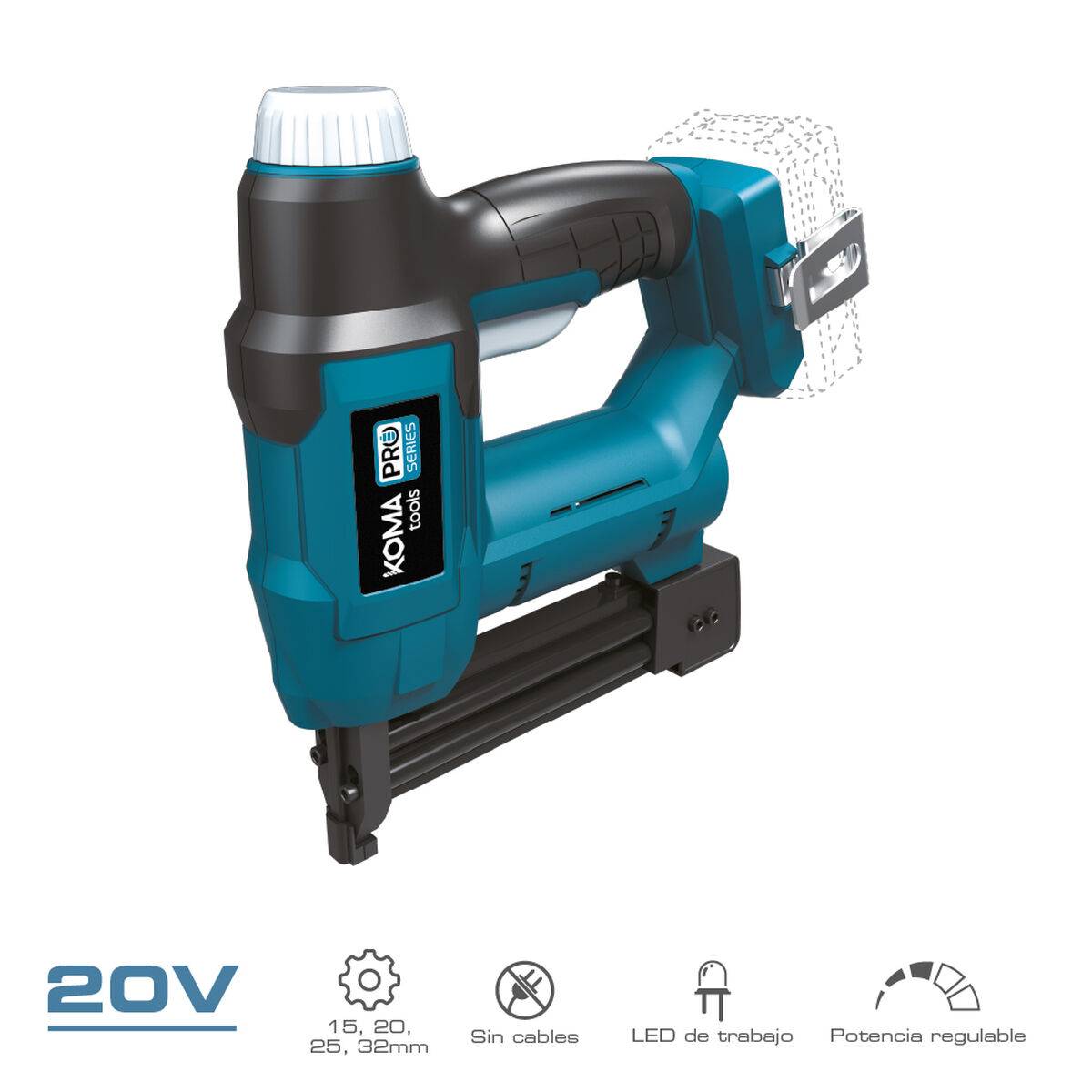 Clavadora-Grapadora Koma Tools