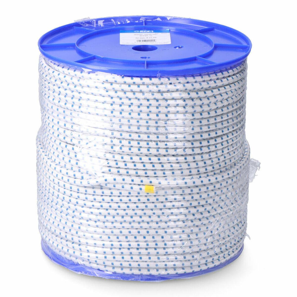 Cuerda EDM 87924 Azul Blanco Poliéster Látex 8 mm x 200 m Elástica