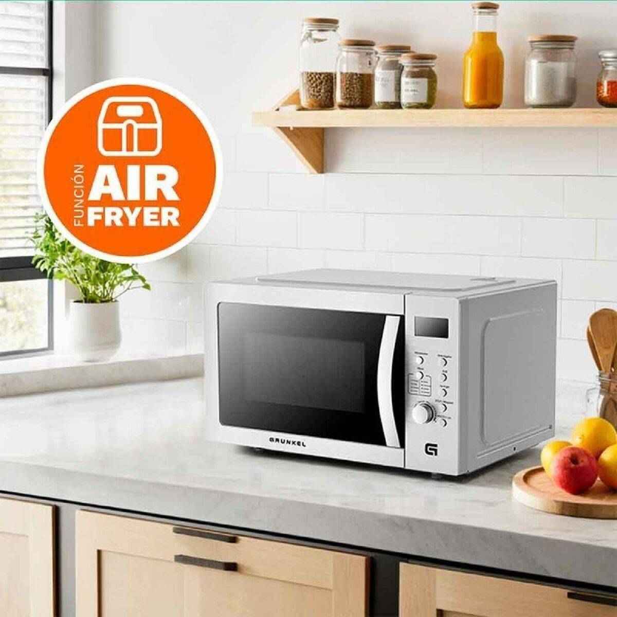 Microondas con Grill Grunkel MW-28AIRFRYER 900 W Plateado