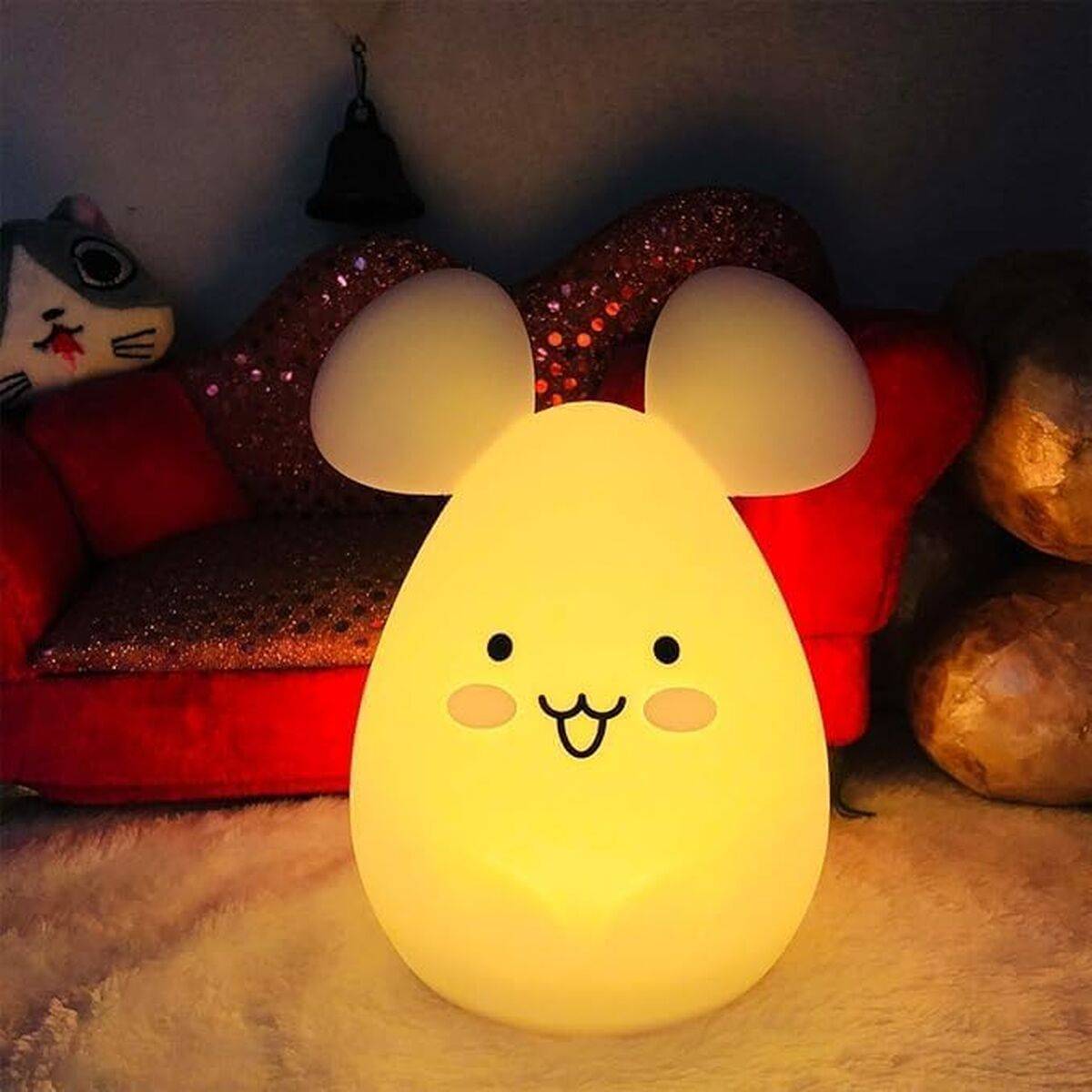 Lámpara infantil Mouse con Altavoz Bluetooth