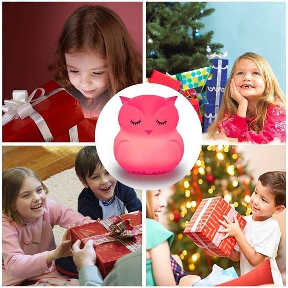 Lámpara infantil Owl con Altavoz Bluetooth