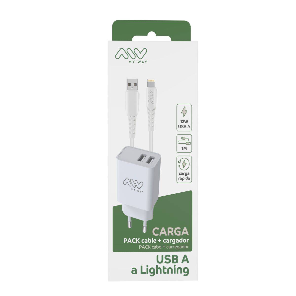 Cargador de Pared Myway Blanco
