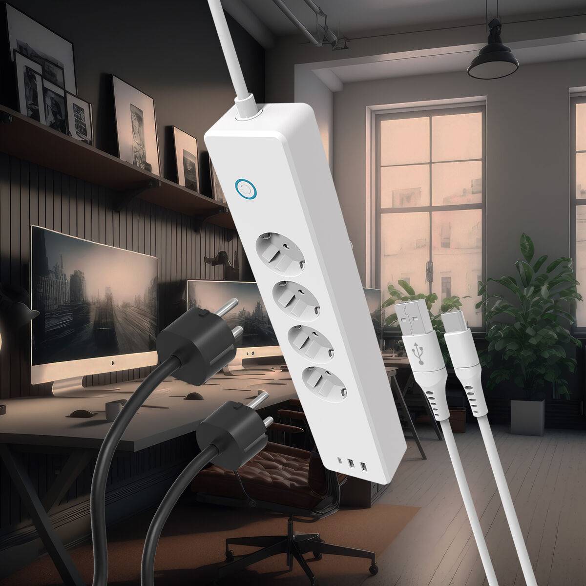 Enchufe Inteligente muvit iO HT-STS-04-03-EU Wi-Fi