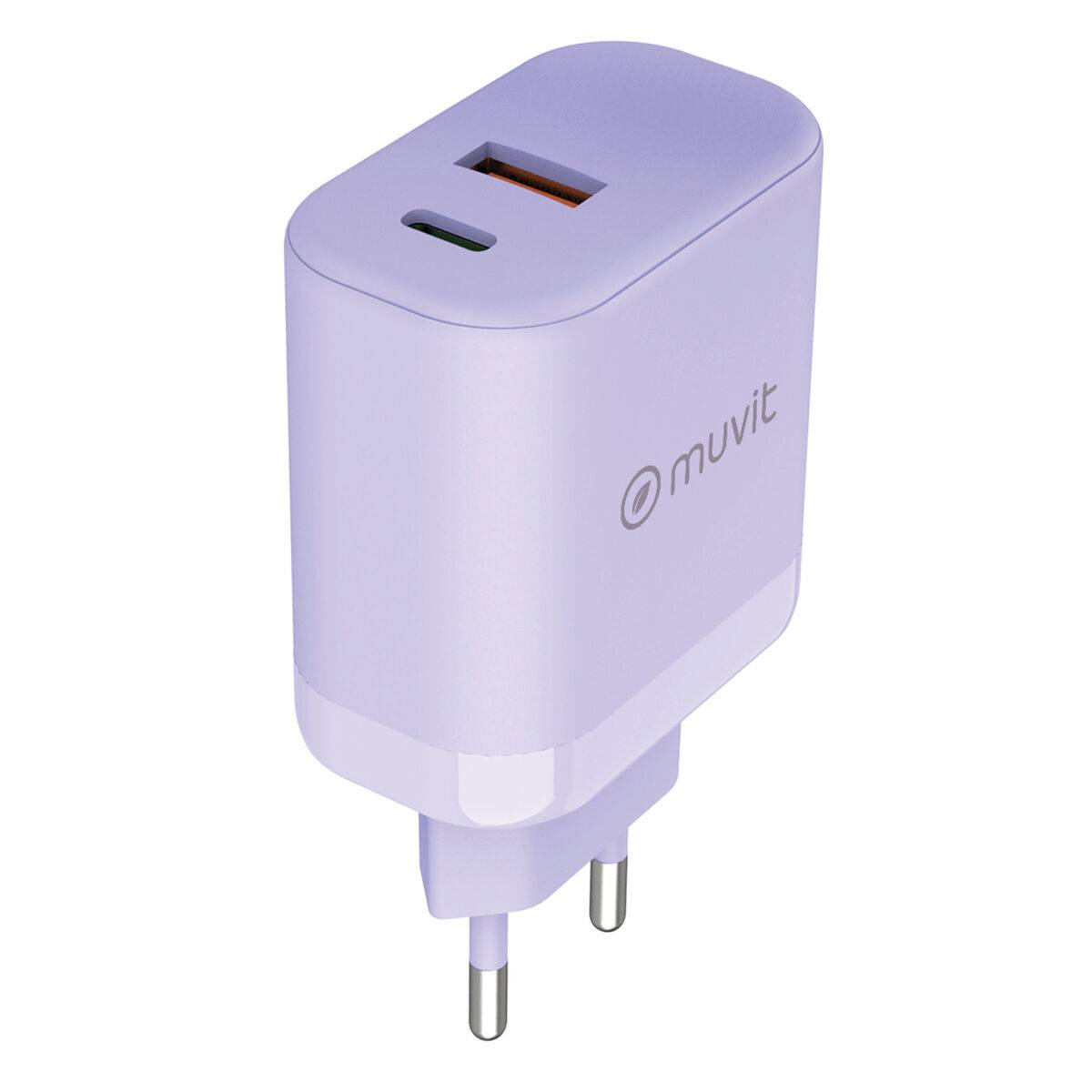 Cargador de Pared Muvit for Change WCEU24-45-AC Lavanda 45 W