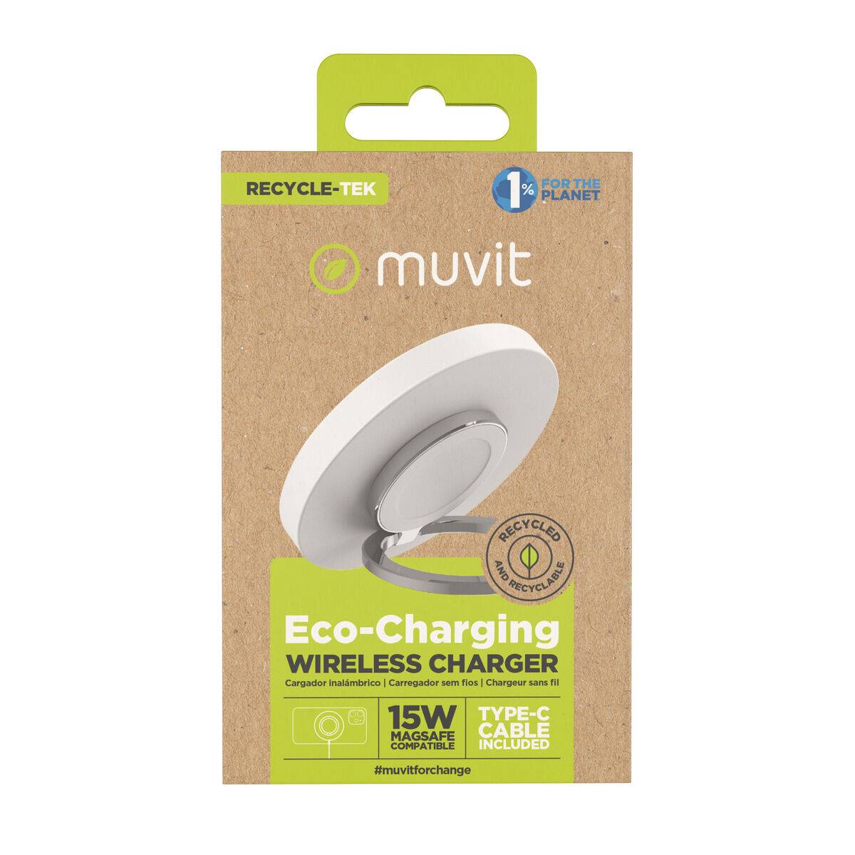 Cargador Inalámbrico Muvit MCWIR0013