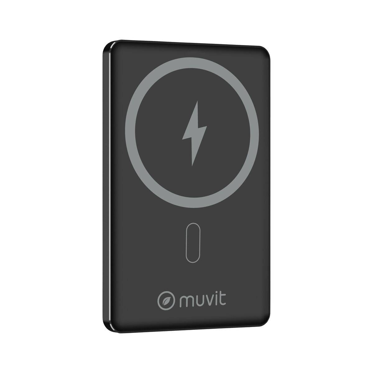 Powerbank Muvit for Change MCCHP0009 Negro Aluminio 5000 mAh