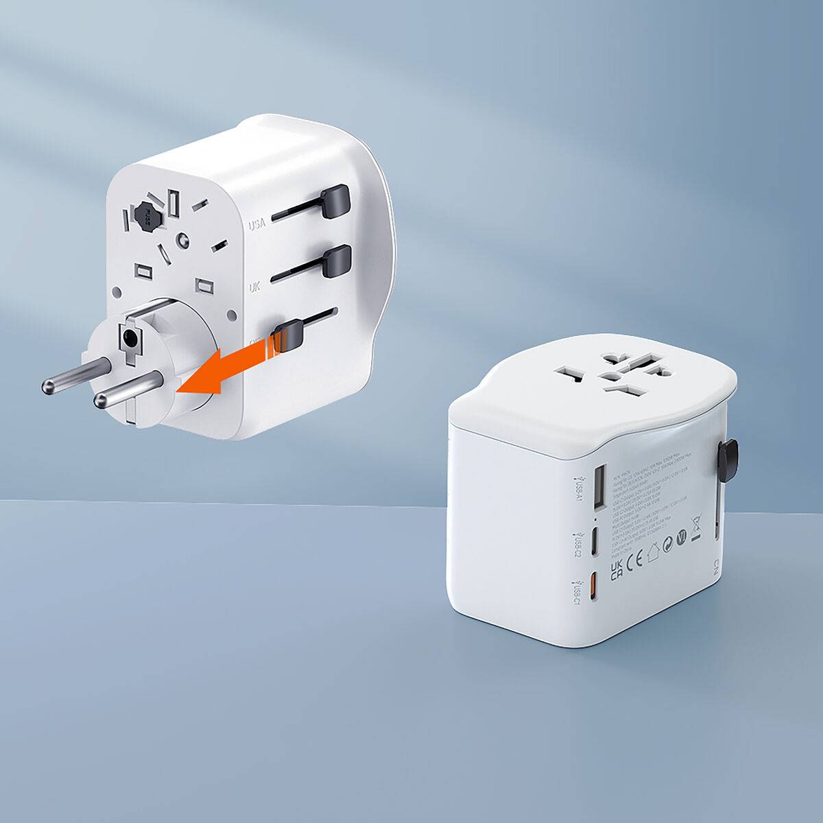 Ladrón de enchufe Muvit for Change Plástico 45 W